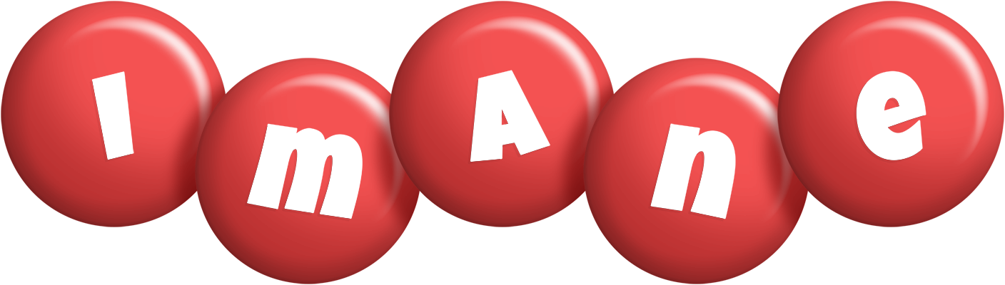 Imane candy-red logo