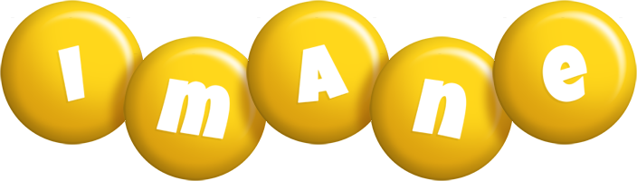 Imane candy-yellow logo