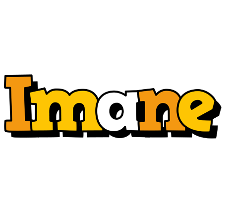Imane cartoon logo