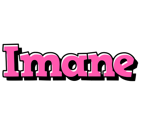 Imane girlish logo
