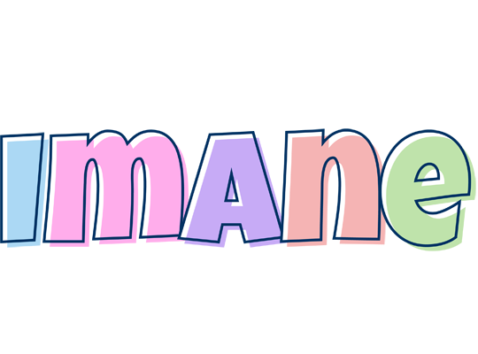 Imane pastel logo