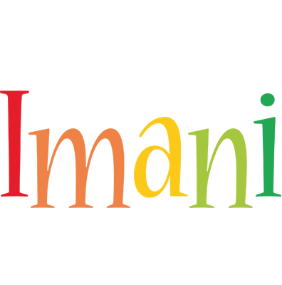 Imani birthday logo