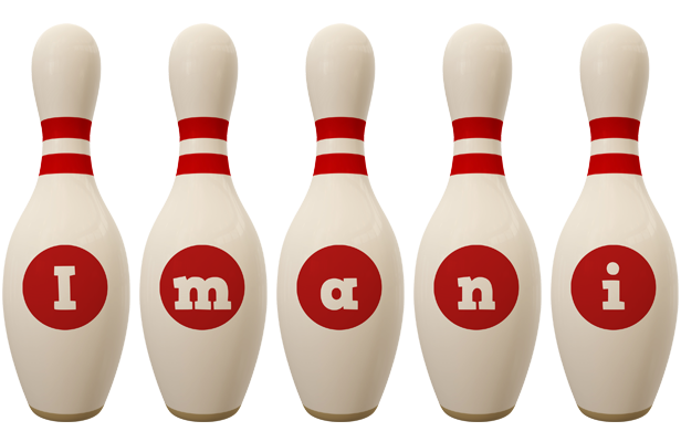Imani bowling-pin logo