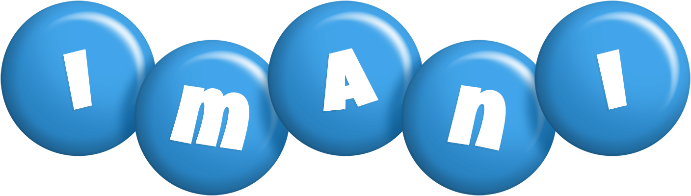 Imani candy-blue logo