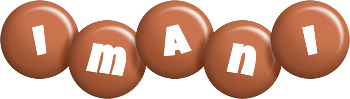 Imani candy-brown logo
