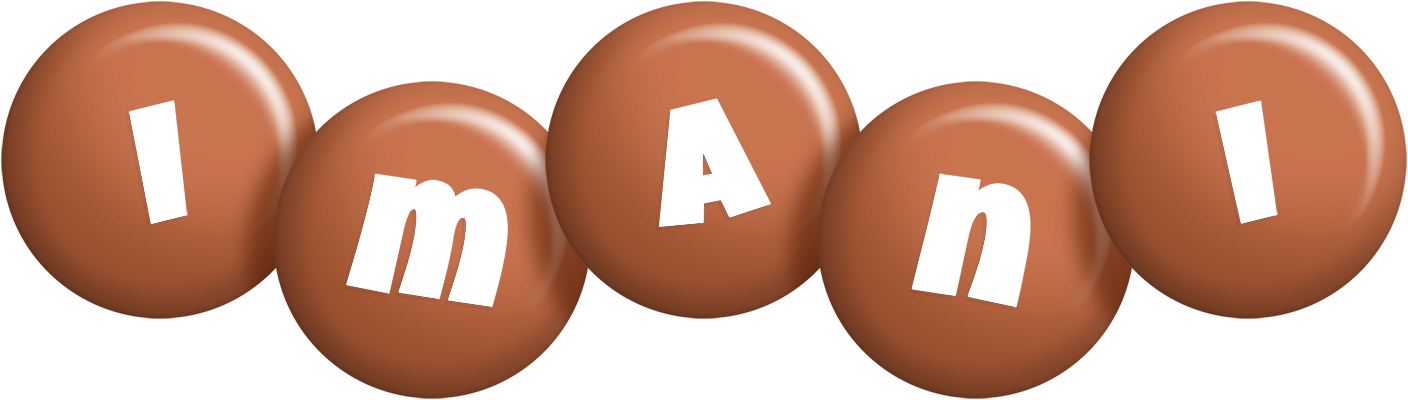 Imani candy-brown logo