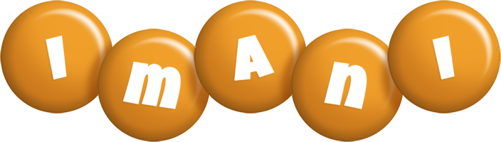 Imani candy-orange logo