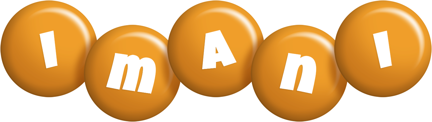 Imani candy-orange logo