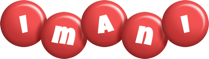 Imani candy-red logo