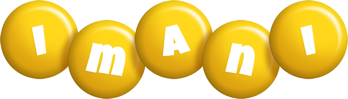 Imani candy-yellow logo