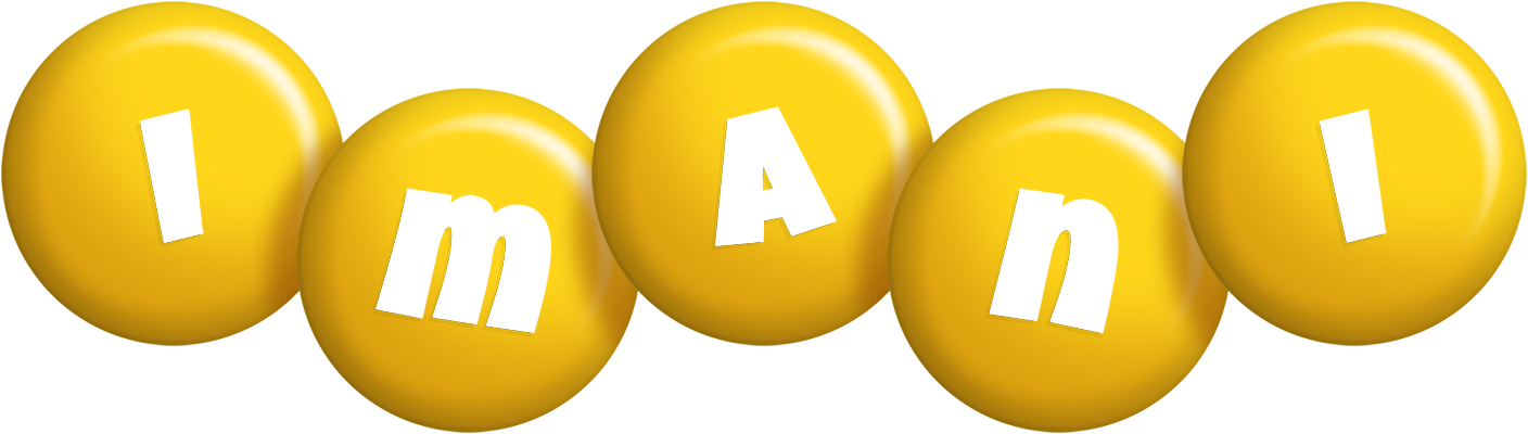 Imani candy-yellow logo