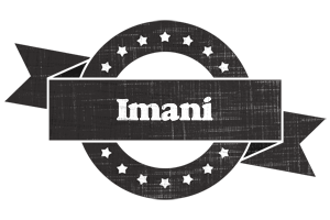 Imani grunge logo