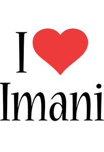 Imani i-love logo