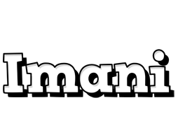 Imani snowing logo
