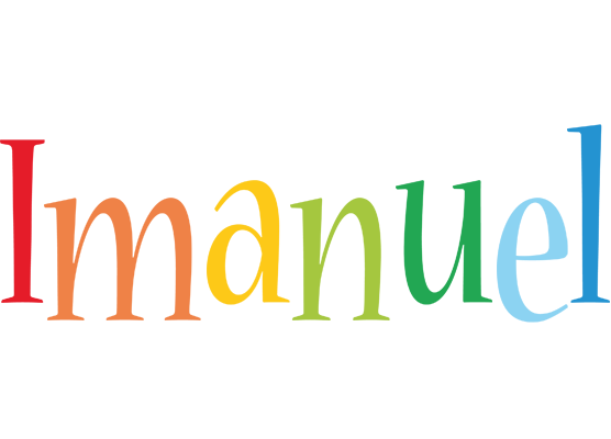 Imanuel birthday logo
