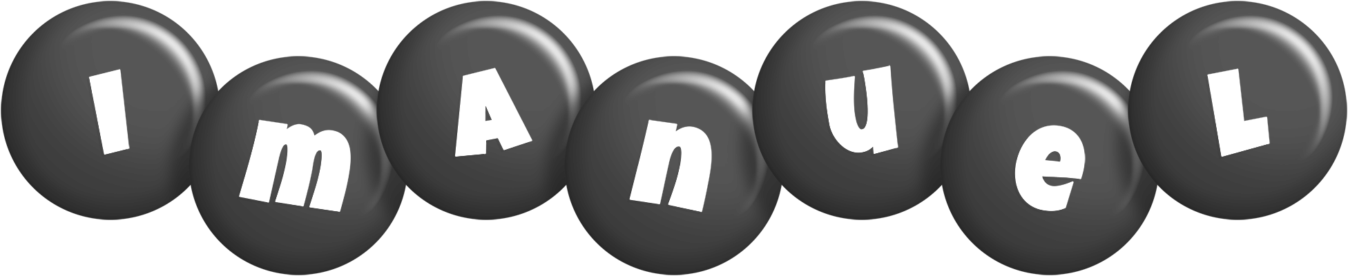 Imanuel candy-black logo