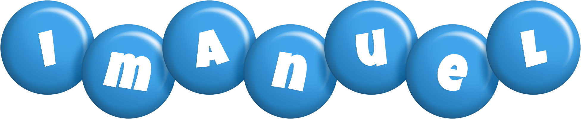 Imanuel candy-blue logo