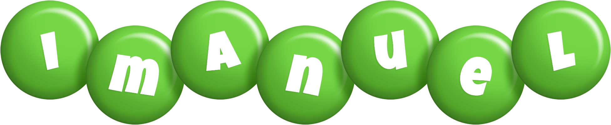 Imanuel candy-green logo