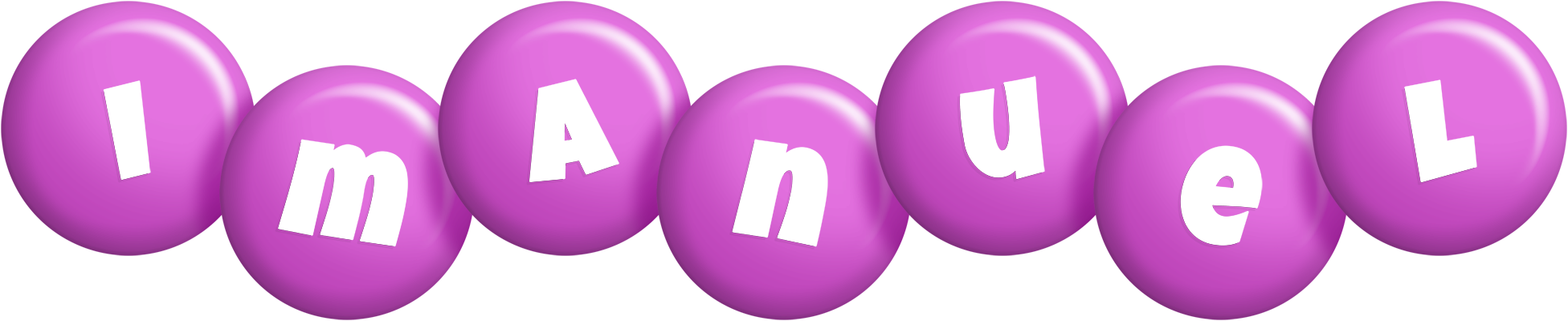 Imanuel candy-purple logo