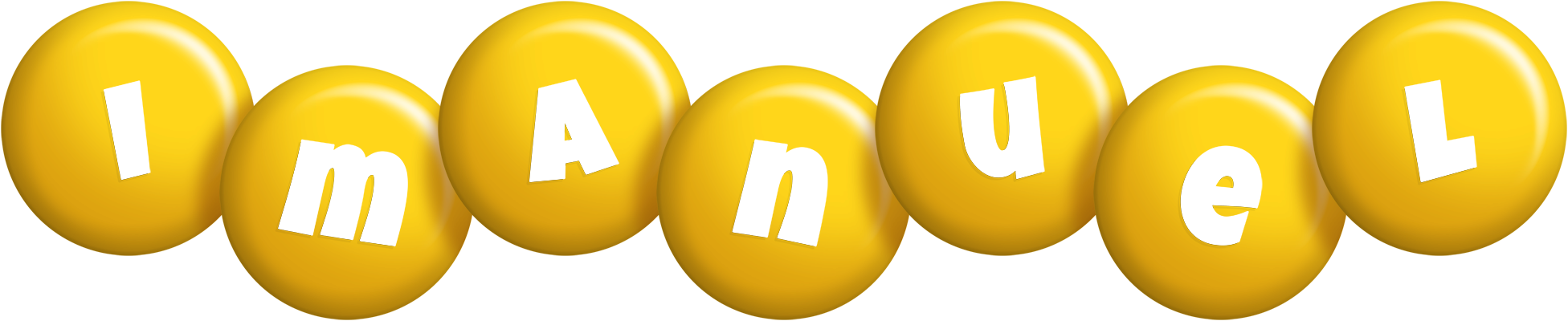 Imanuel candy-yellow logo
