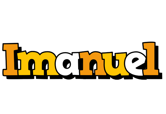 Imanuel cartoon logo