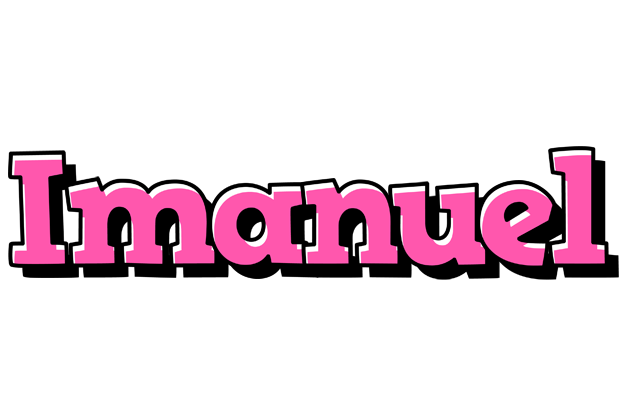Imanuel girlish logo