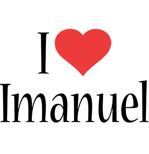 Imanuel i-love logo
