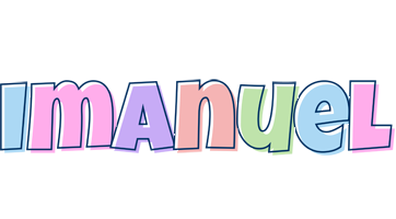 Imanuel pastel logo