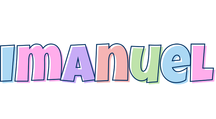Imanuel pastel logo