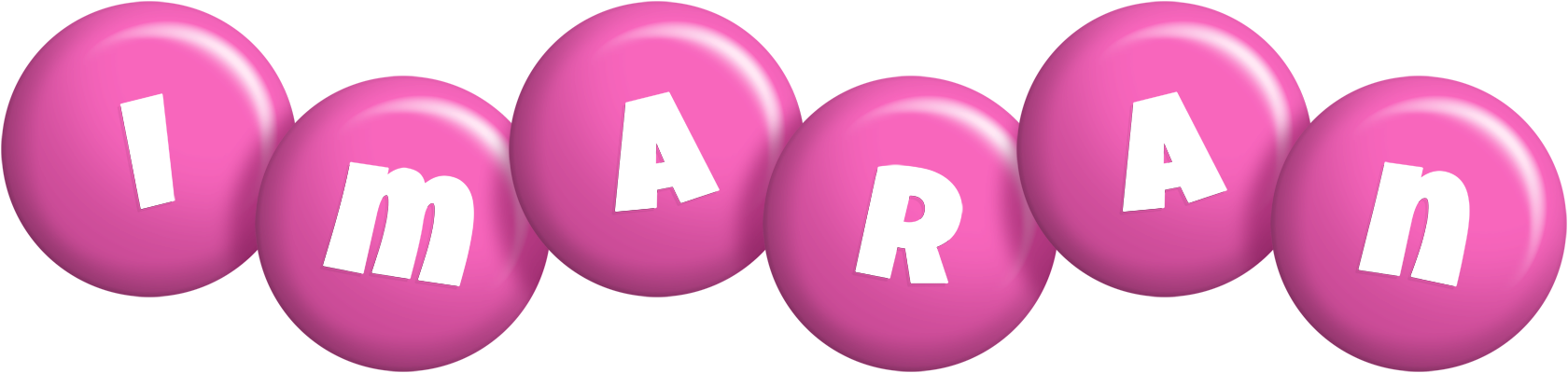 Imaran candy-pink logo