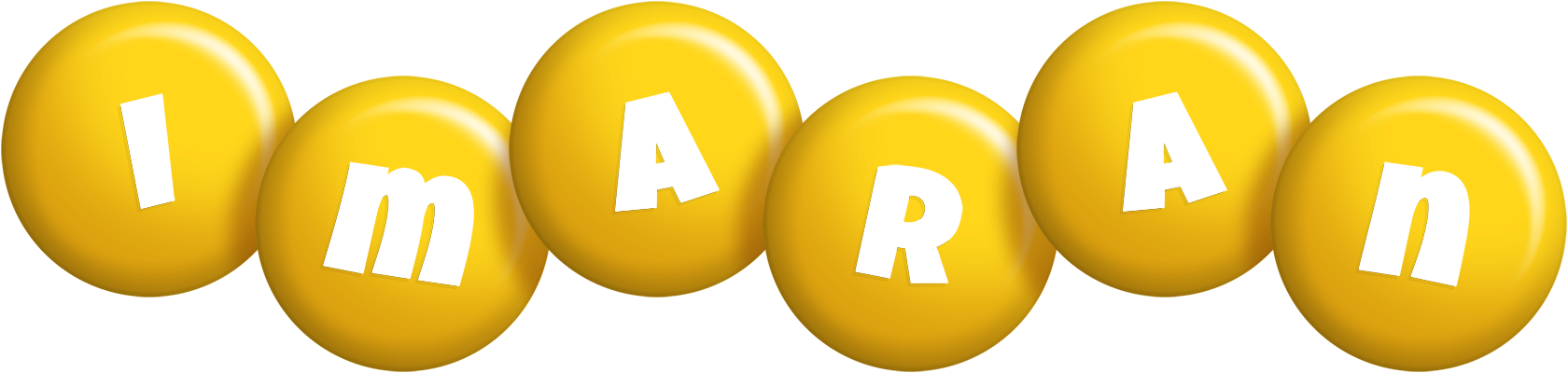 Imaran candy-yellow logo