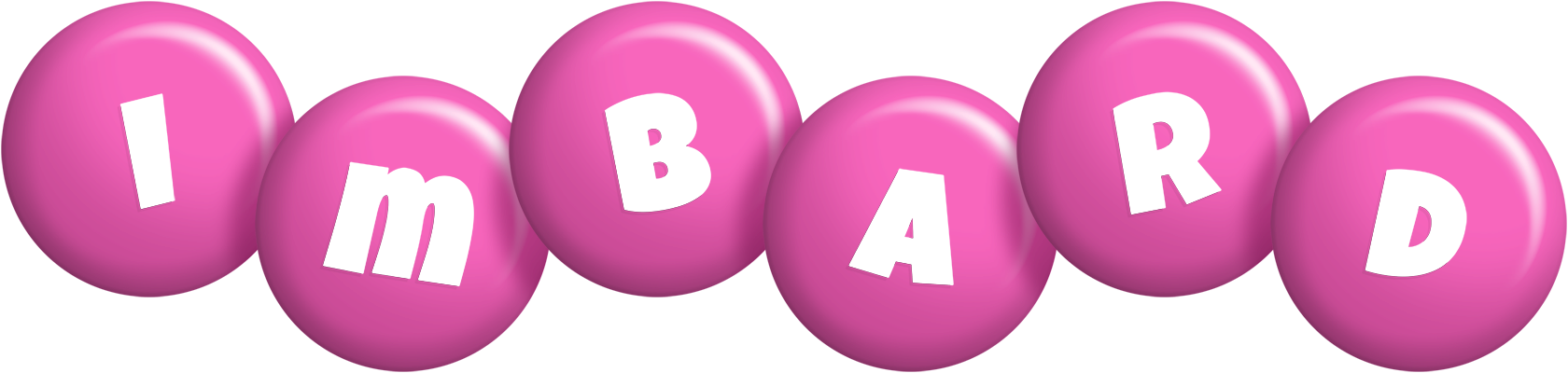 Imbard candy-pink logo