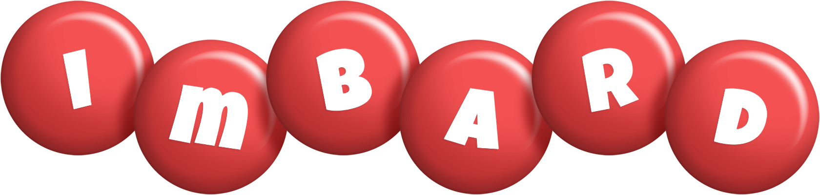 Imbard candy-red logo