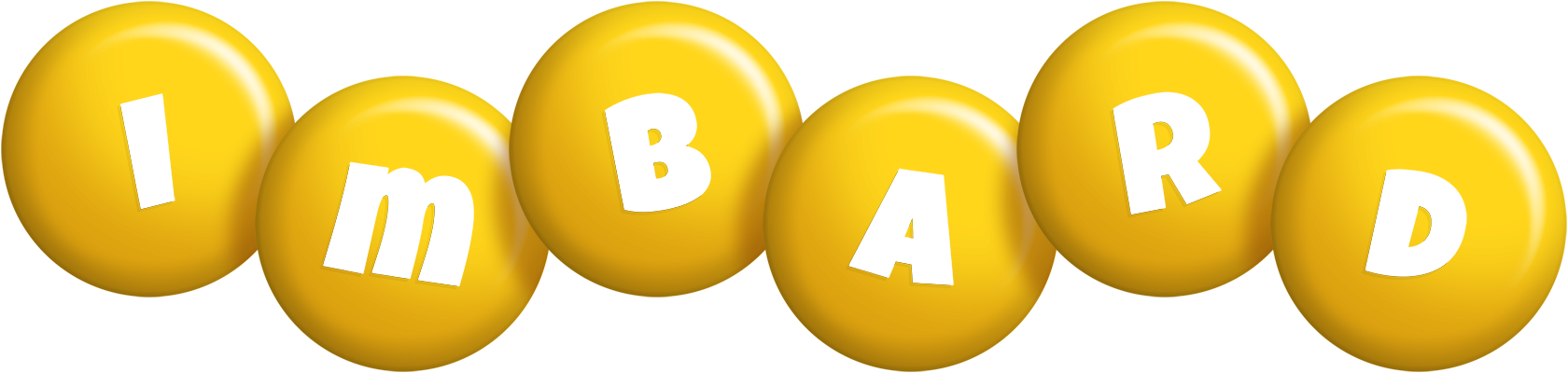 Imbard candy-yellow logo