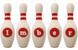 Imber bowling-pin logo