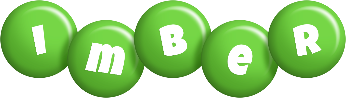 Imber candy-green logo