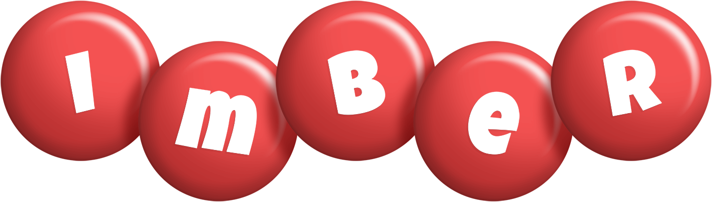 Imber candy-red logo