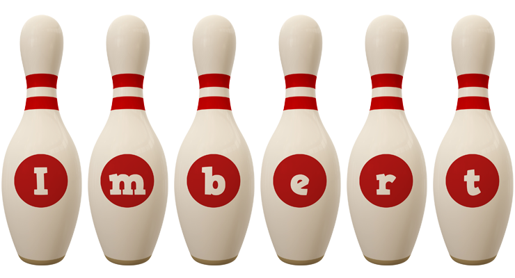 Imbert bowling-pin logo