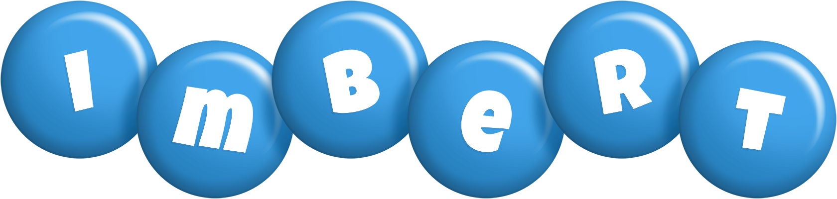 Imbert candy-blue logo