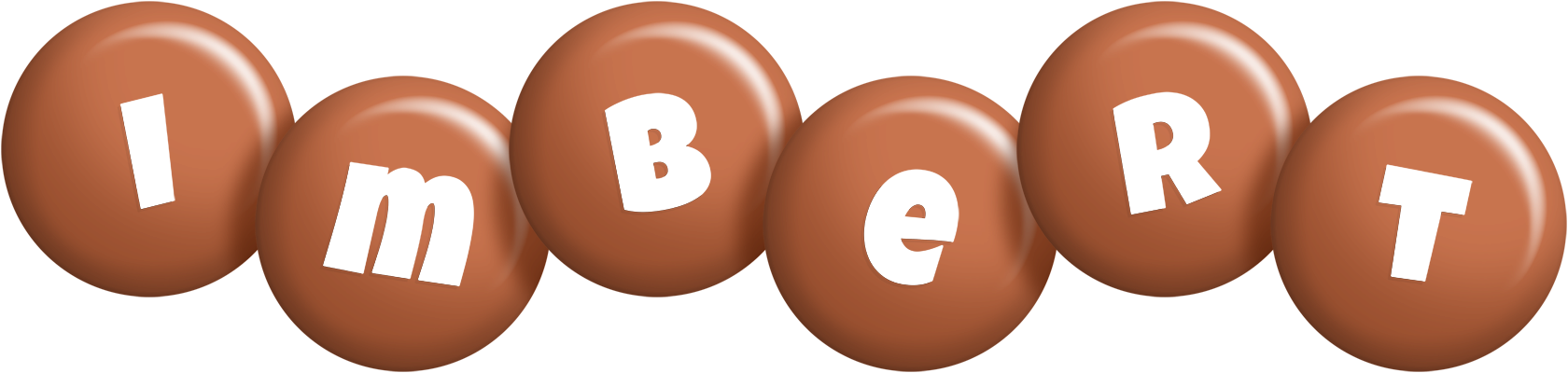 Imbert candy-brown logo