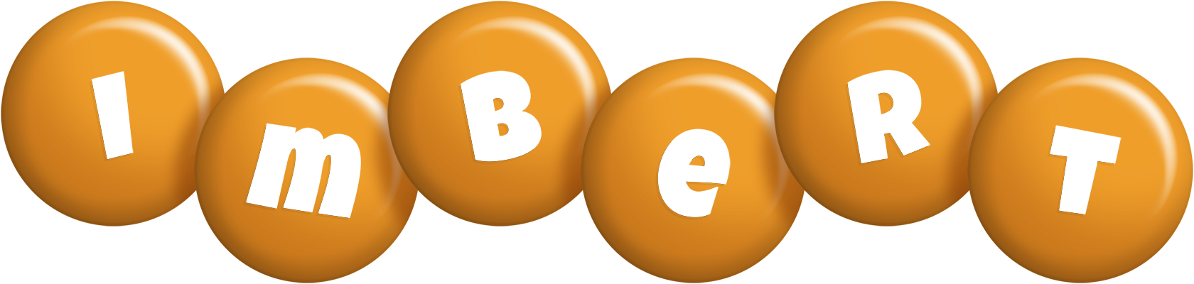 Imbert candy-orange logo