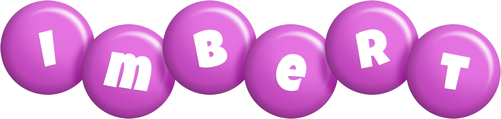 Imbert candy-purple logo