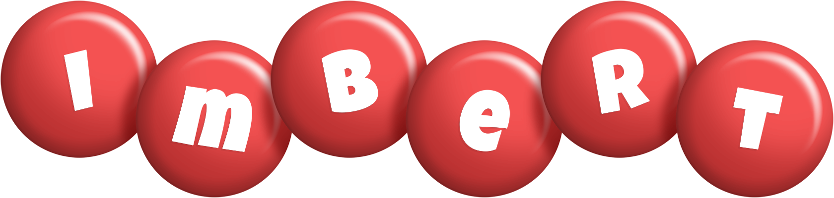 Imbert candy-red logo