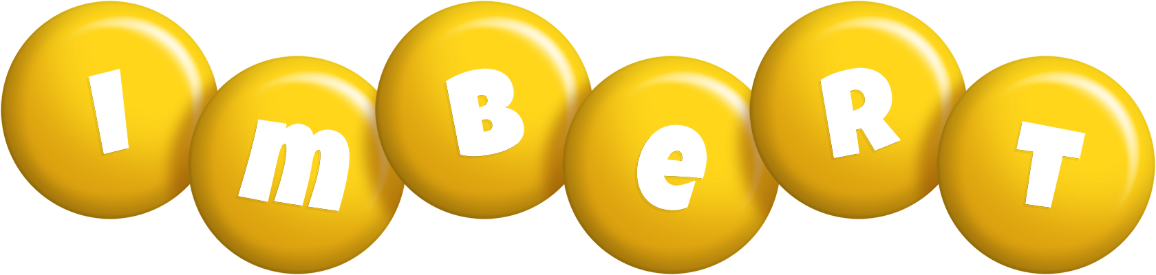 Imbert candy-yellow logo