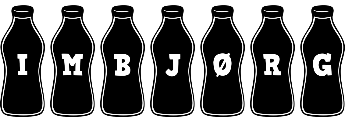 Imbjørg bottle logo