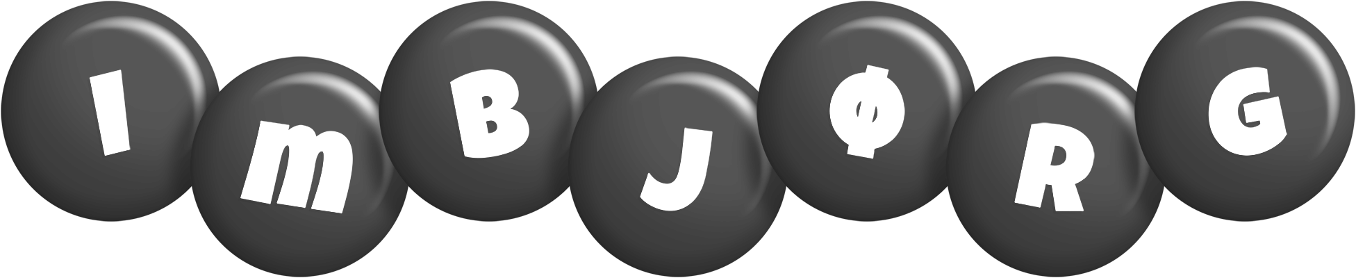 Imbjørg candy-black logo
