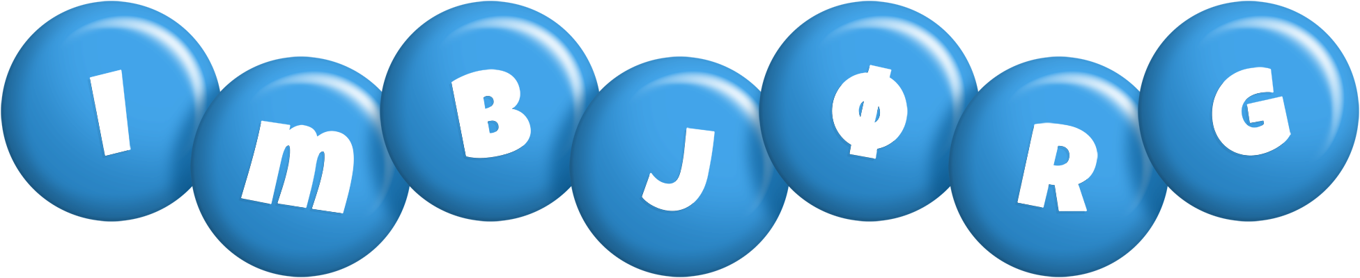 Imbjørg candy-blue logo
