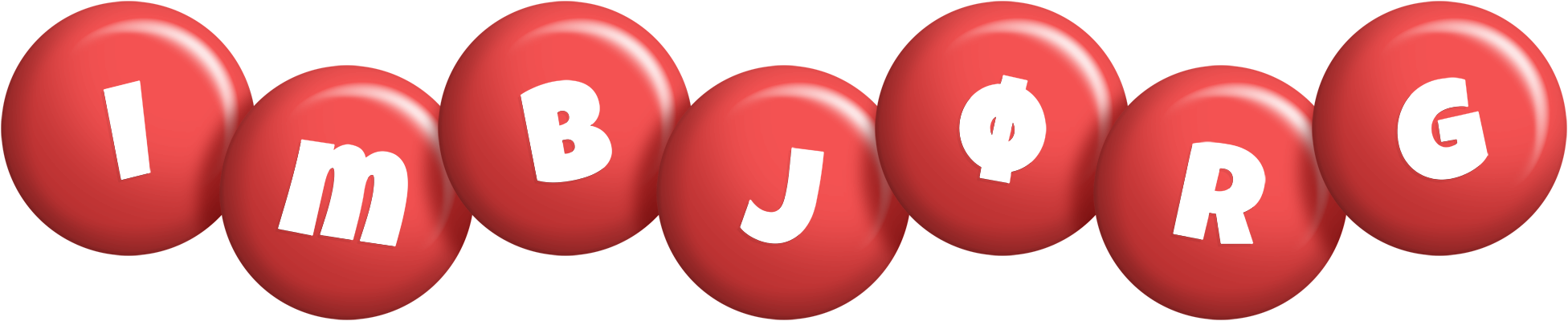 Imbjørg candy-red logo