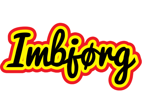 Imbjørg flaming logo