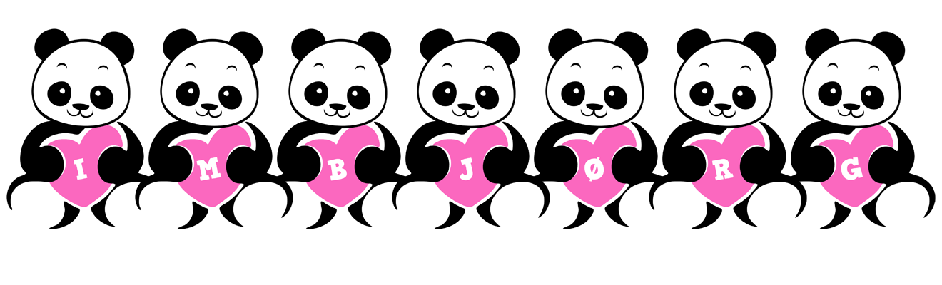 Imbjørg love-panda logo